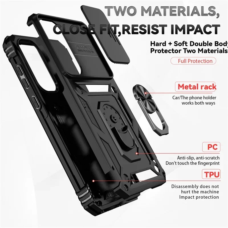 Heavy Duty Magnetic Armor Phone Case