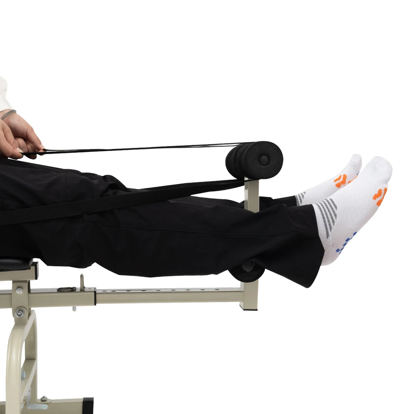 Medical Multifunctional Body Stretcher Leg Pulling Tensioner Fitness Traction Bed Max Load 120kg Suitable For 1.45-1.85m Adults