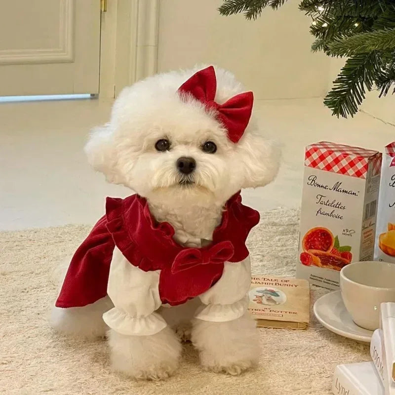 Luxury Princess Dog Dress for Small Dogs