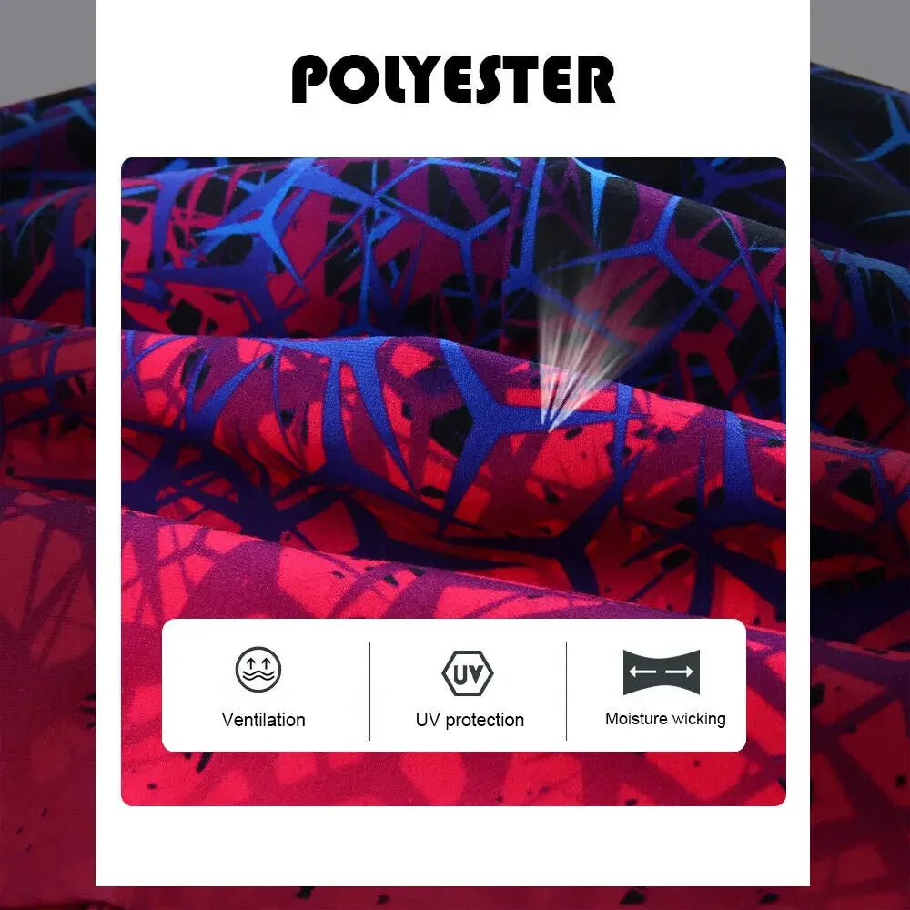 Winter Fashion Print Running Hats Cycling Helmet Liner Hat Windproof Ski Lightweight Elastic Skull Caps for Men Women