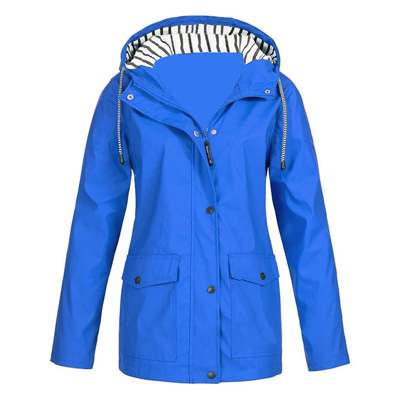Fashion Autumn Winter Fleece Jacket Women Hooded Coat