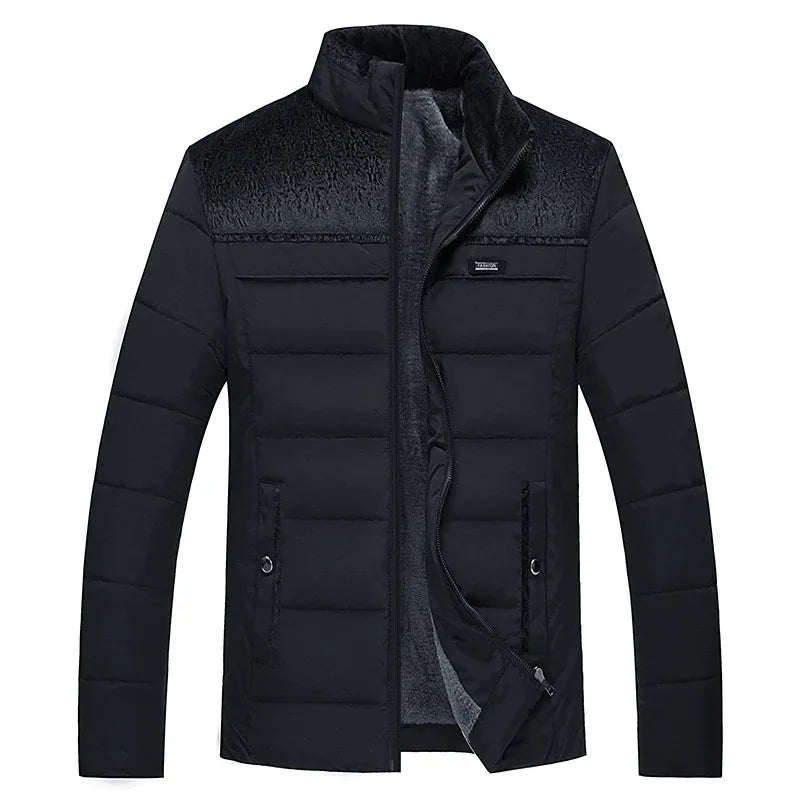 Men’s Plush Winter Puffer Jacket