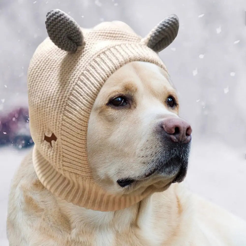 Quiet Comfort Dog Ear Muff .Noise Protection Anxiety Relief Pet Hat