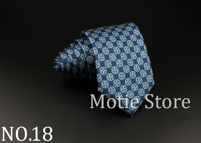 51 Styles Men's Silk Ties Jacquard Striped Plaid Floral Necktie Accessories Daily Wear Shirt Suit Cravat Wedding Party Gift