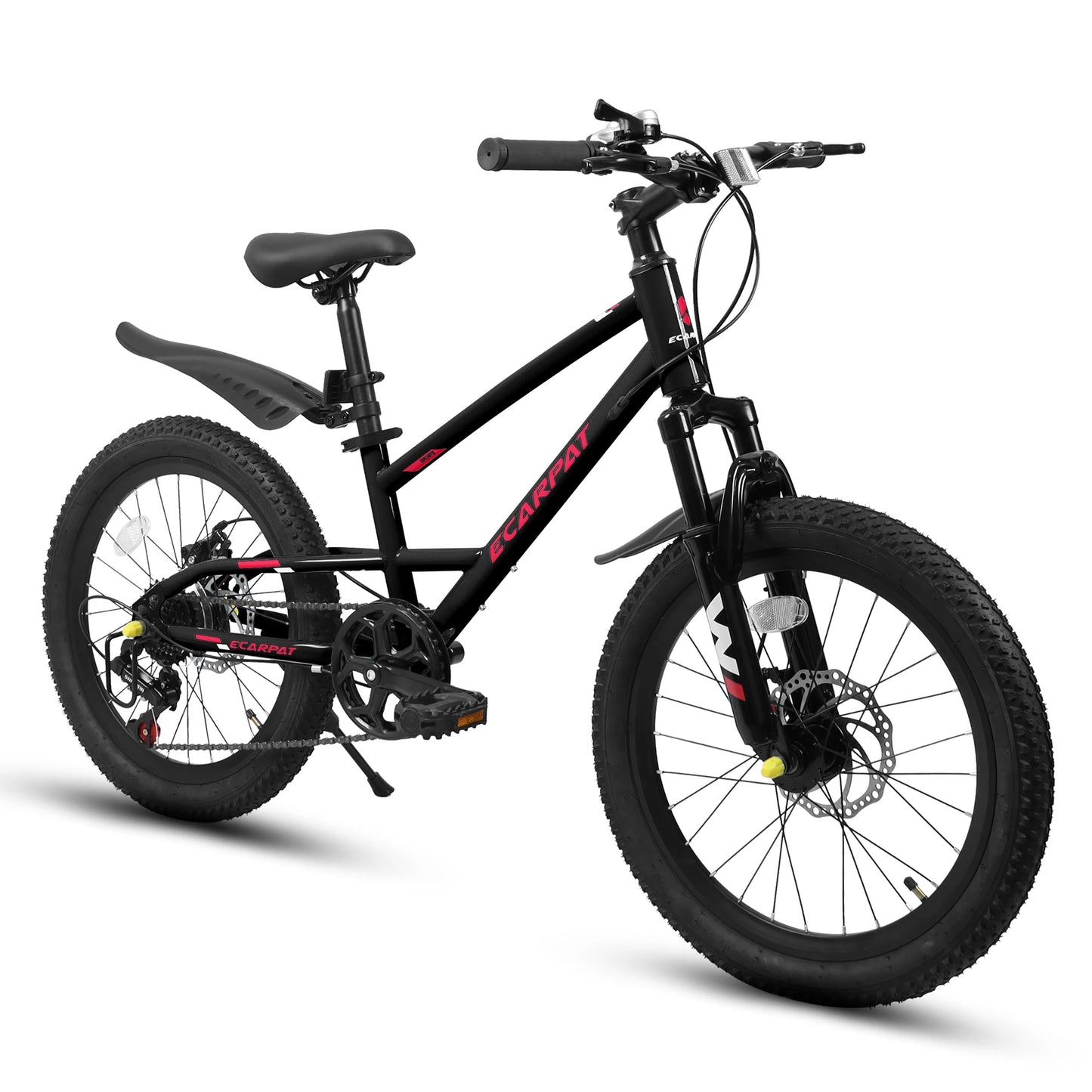 20-Inch Kids Mountain Bike . 7-Speed Bicycle for Boys & Girls Ages 6–12 with Front Suspension  Description: