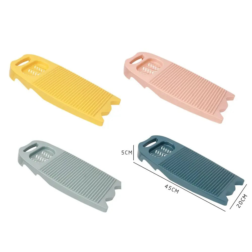 Heavy-Duty Plastic Washboard for Hand Washing Clothes, Delicates, Baby Clothes & Travel Laundry