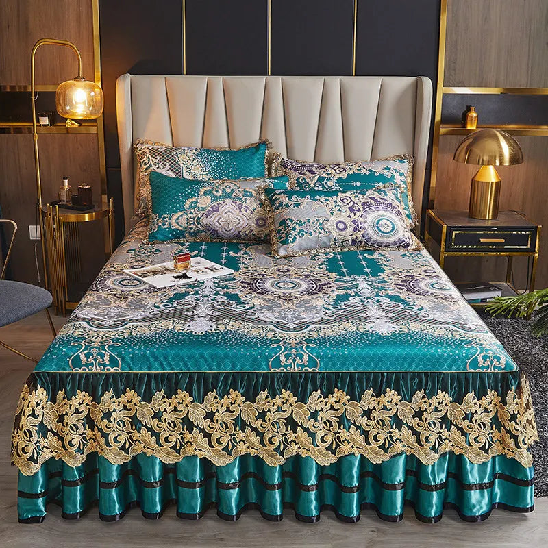 European Floral Summer Bedspread Set