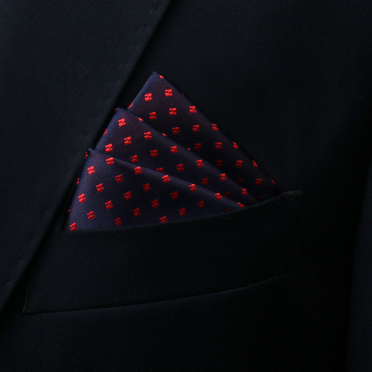 Luxury Men’s Pocket Square Handkerchief. Formal Suit Accessory