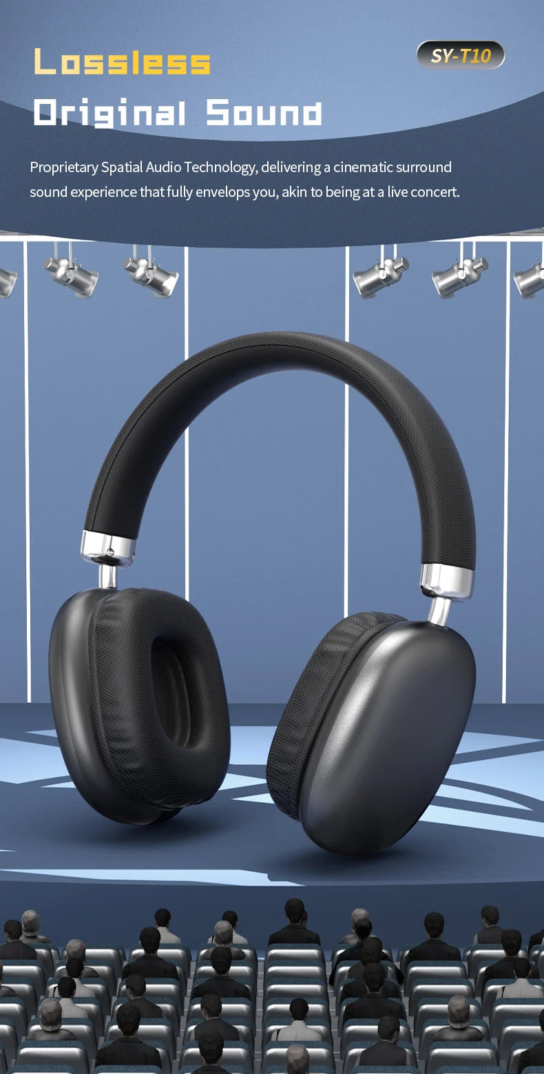 Wireless Bluetooth Over-Ear Headphones with Premium Sound