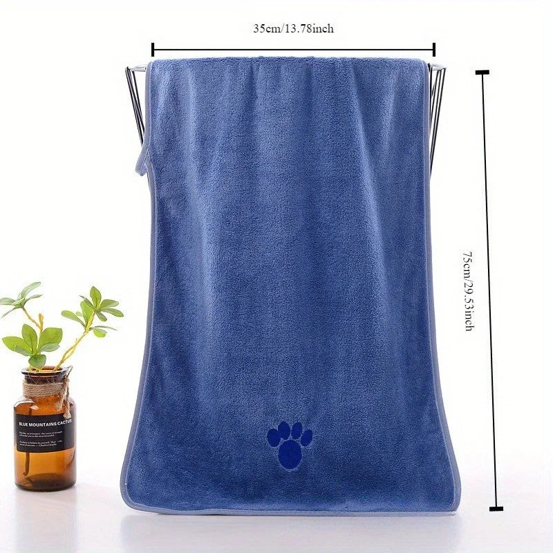 Ultra Absorbent Microfiber Pet Drying Towel for Dogs and Cats
