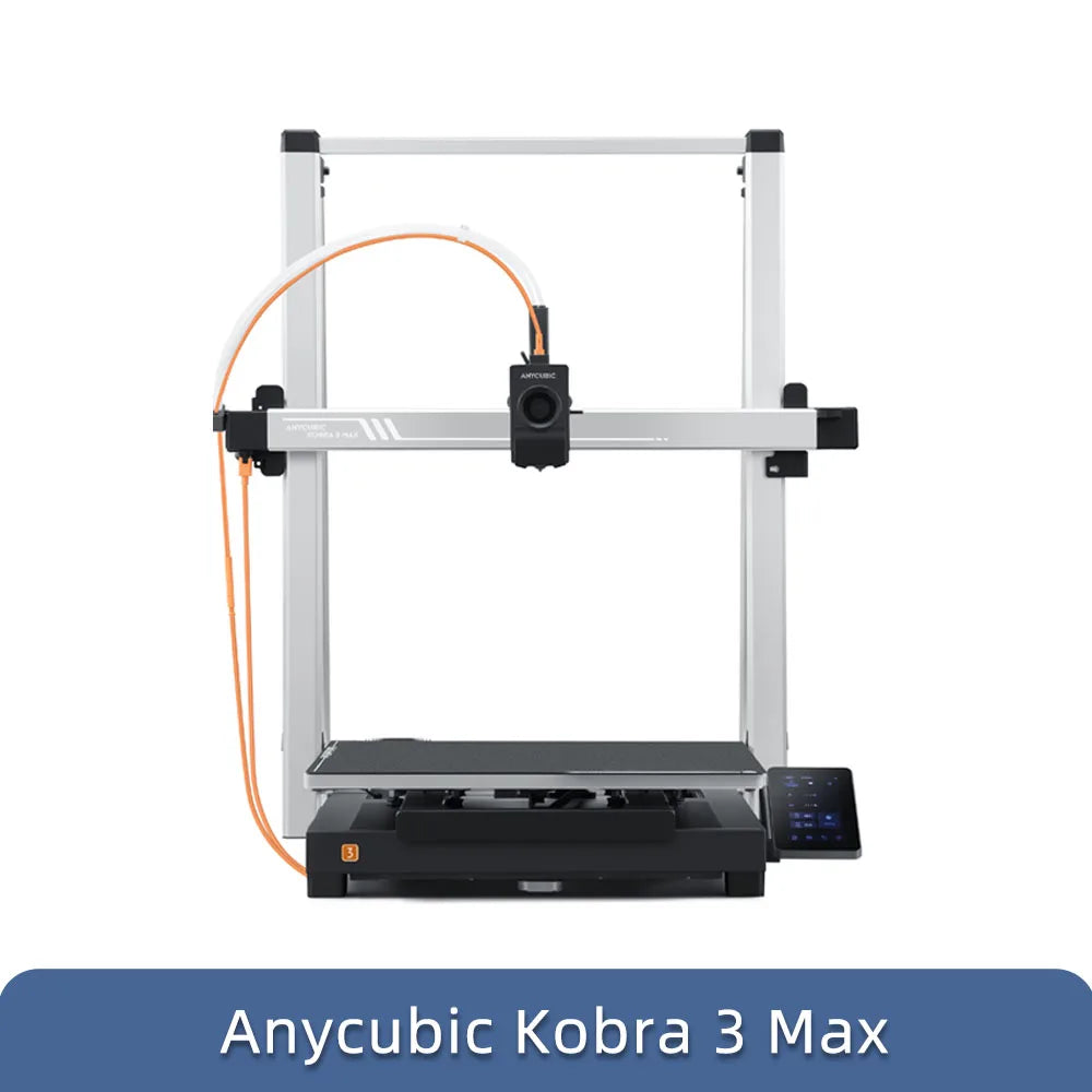 ANYCUBIC Kobra 3 Max AE Version Multi-Color 3D Printer Max Speed 600mm/s Massive Build Volume 500*420*420mm Smart APP Control