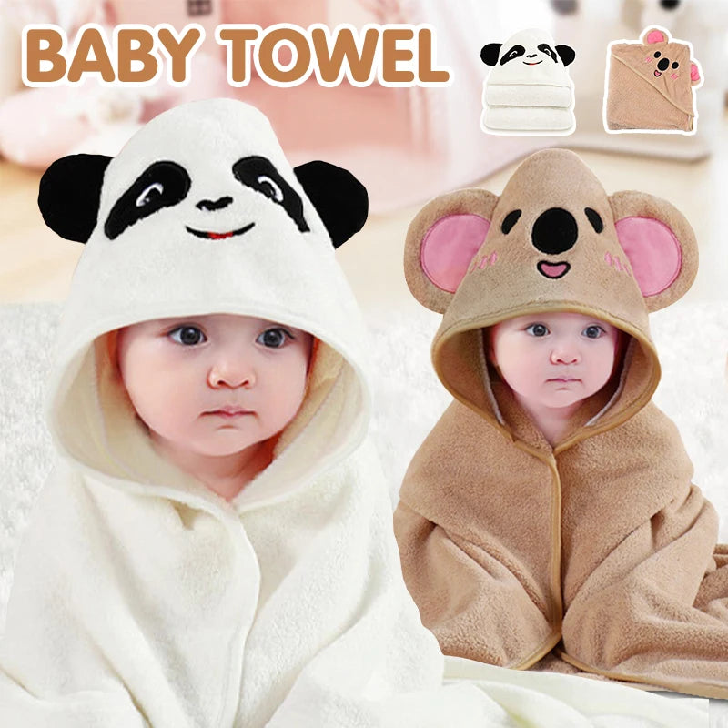Hooded Baby Towels, Absorbent Baby Bath Towel, Soft Baby Towels for Newborns, Toddlers, and Kids, 32x32 in Baby Towel with Hood