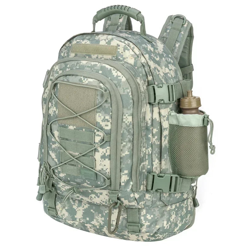 60L Tactical Hiking Backpack with MOLLE Webbing