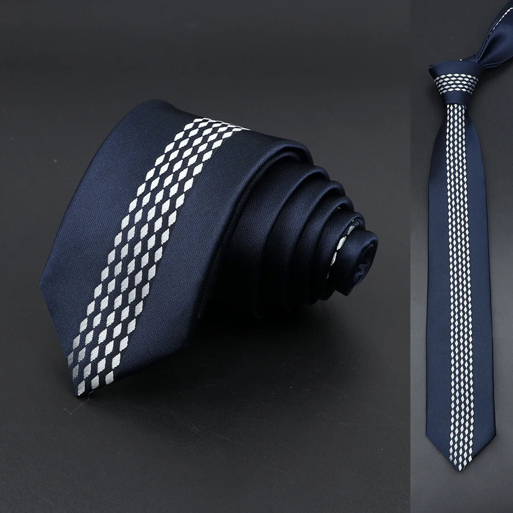 Men’s Skinny Floral Paisley Tie. Modern Wedding and Business Necktie