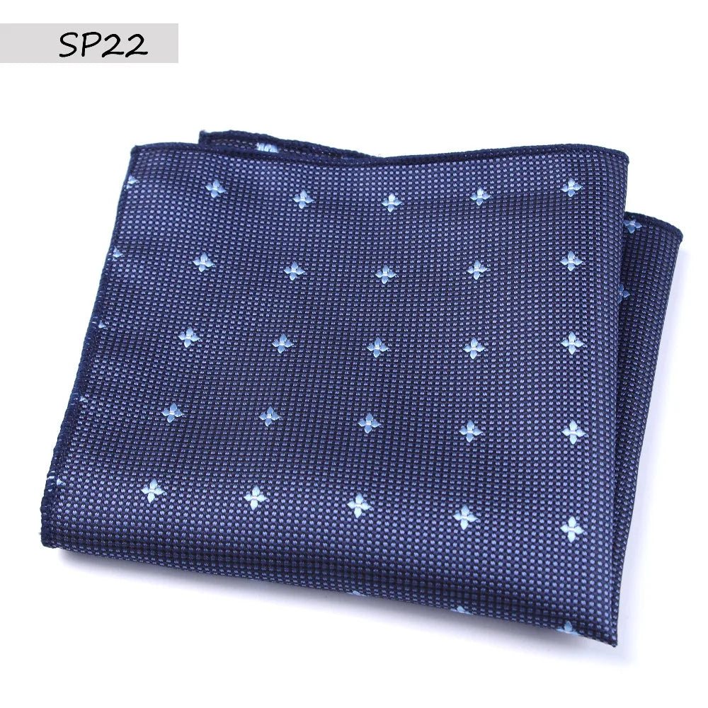 Men’s Designer Pocket Square Handkerchief Set. Elegant Suit Accessories