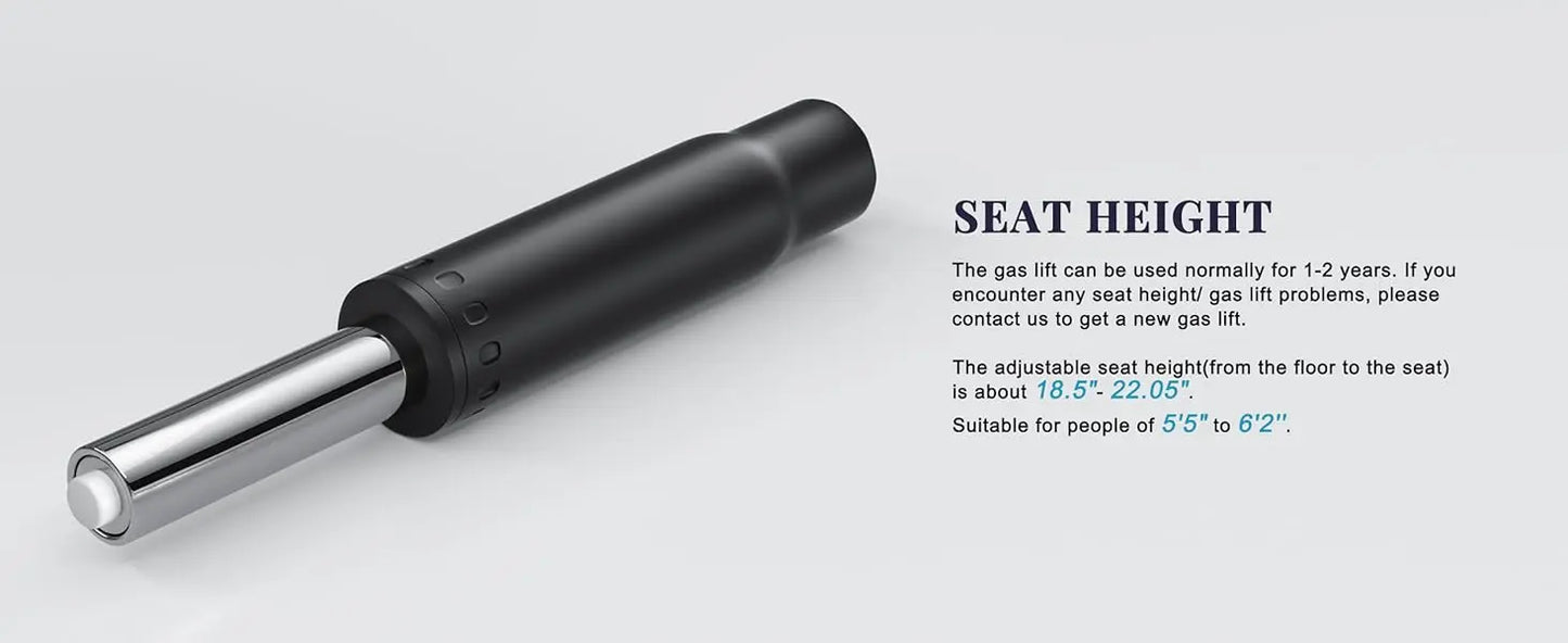 Ergonomic High Back Office Chair with Headrest & Flip Up Arms