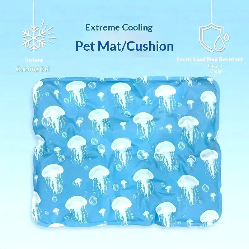 Self-Cooling Gel Pet Mat for Dogs & Cats.Washable Breathable Summer Cooling Pad
