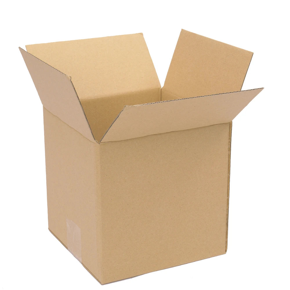 100-Pack Corrugated Paper Gift Boxes 6x6x6 in (15.2 x 15.2 x 15.2 cm) – Brown Shipping & Mailing Boxes for Gifts, Packaging, Moving & Small Business