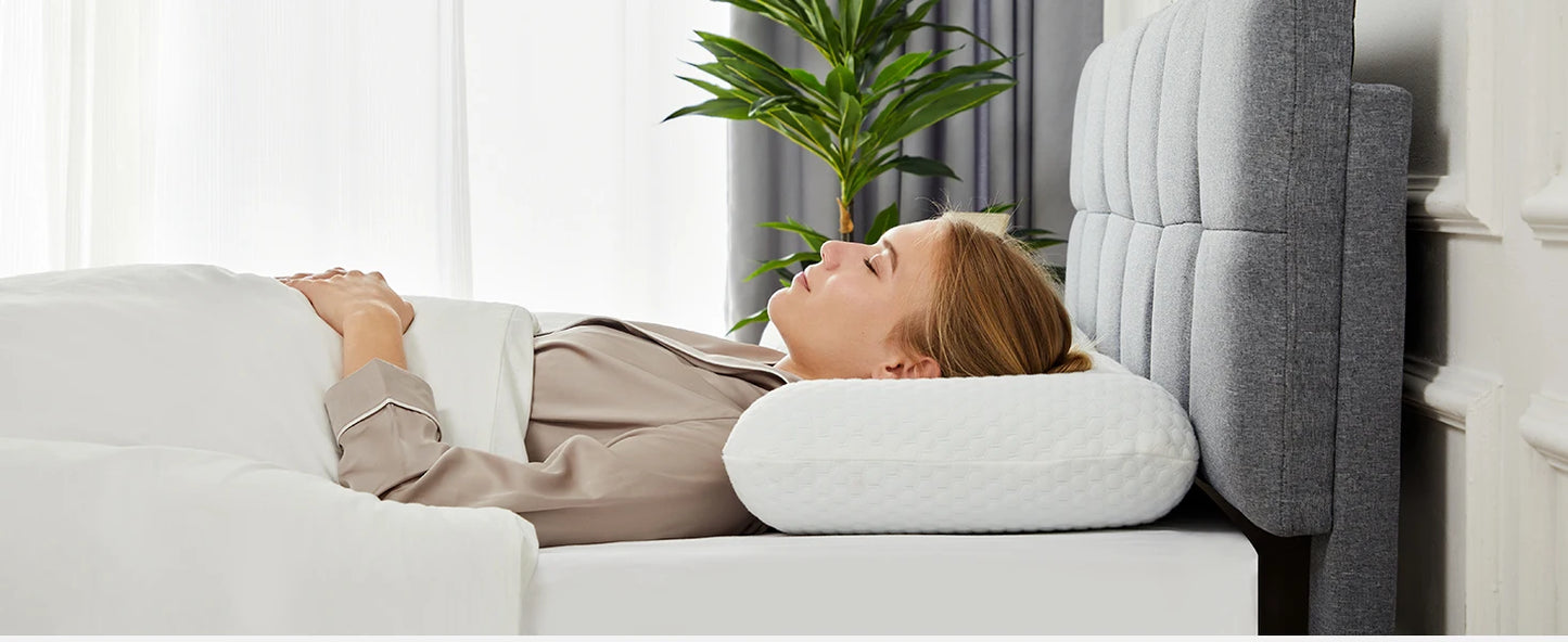 JHK Memory Foam Pillows Standard Size Neck Pillow Ventilated Cooling Bed Pillow with Removable Washable Cover Ultimate Comfort