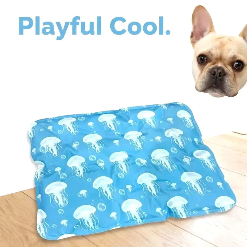 Self-Cooling Gel Pet Mat for Dogs & Cats.Washable Breathable Summer Cooling Pad