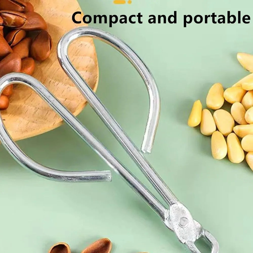 Stainless Steel Nutcracker Tool.  Easy Chestnut Cutter & Walnut Opener