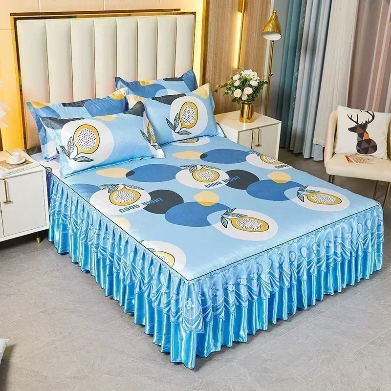 3-Piece Elegant Patterned Bedspread Set