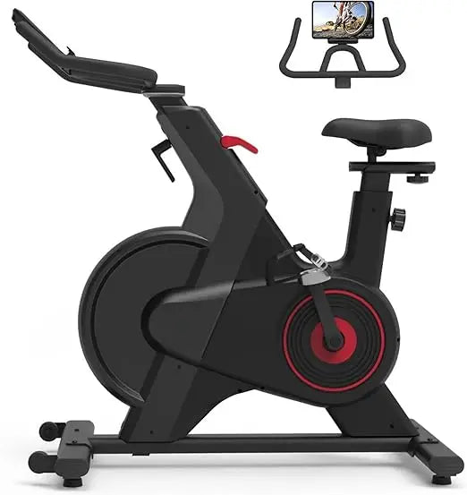 Exercise Bike, Stationary Bicycle, Indoor Cycling Bike/Magnetic Stationary Bike - Fitness Stationary Bicycle Machine with Comfo