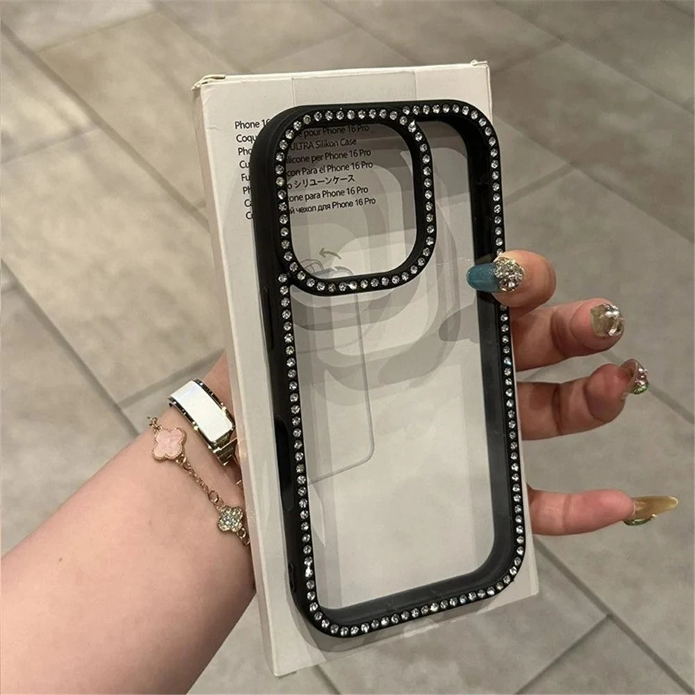 Clear Protective Phone Case with Raised Camera Guard
