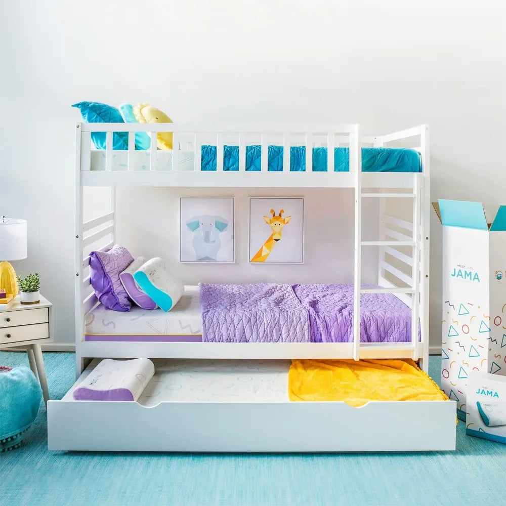 5 Inch Twin Mattress for Kids, Bunk Bed Mattress, Made in The USA of US Foam and Global Materials,CertiPUR-US Certified, Medium