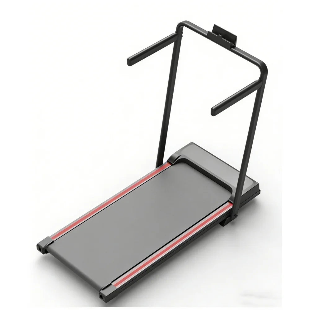 Foldable Walking Pad Treadmill. Compact Home Fitness Running Machine with Quiet Motor