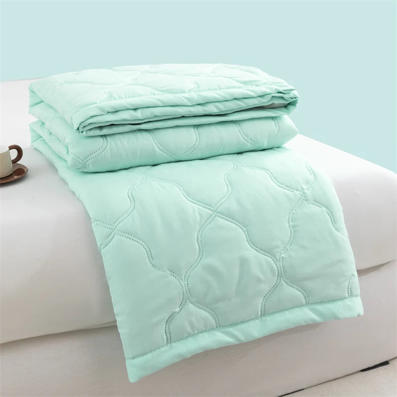 Floral Style Duvet Summer Thin Quilt Skin-friendly Bedspread Air Conditioning Blanket edredones Adults Kids Room Comforter Quilt