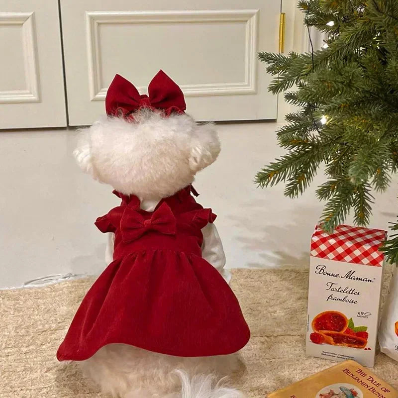 Luxury Princess Dog Dress for Small Dogs