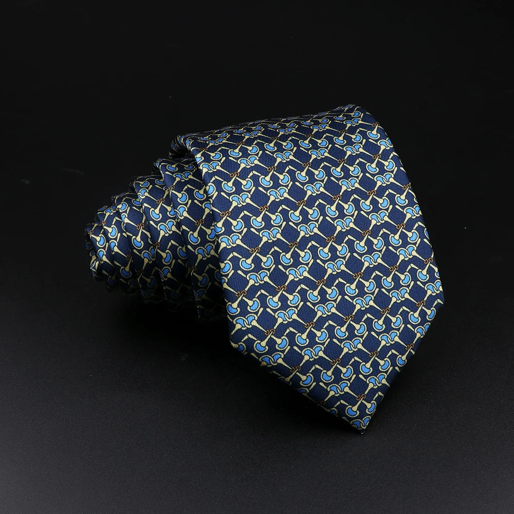 51 Styles Men's Silk Ties Jacquard Striped Plaid Floral Necktie Accessories Daily Wear Shirt Suit Cravat Wedding Party Gift