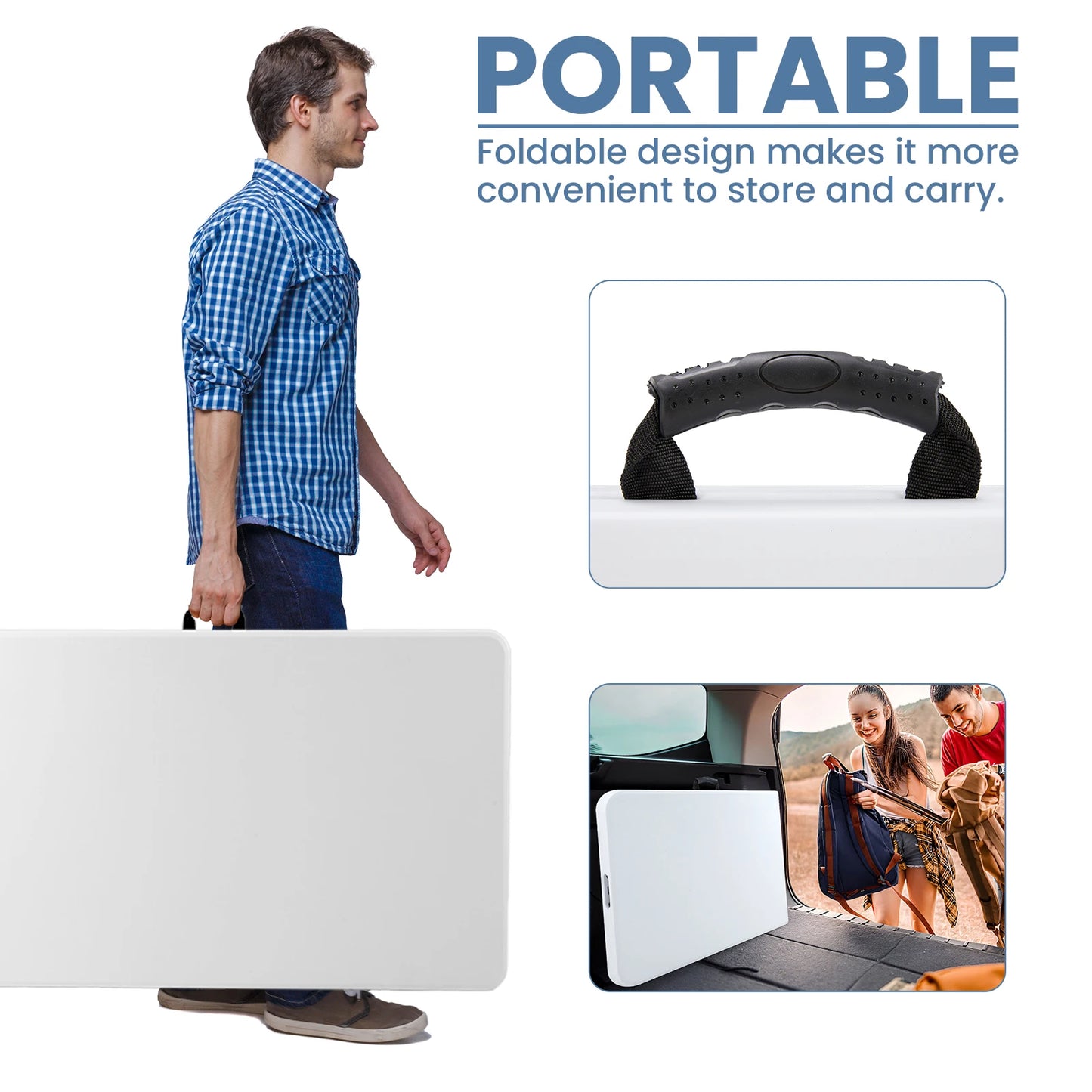 Portable Folding Camping Table – Lightweight Outdoor Picnic & Travel Table