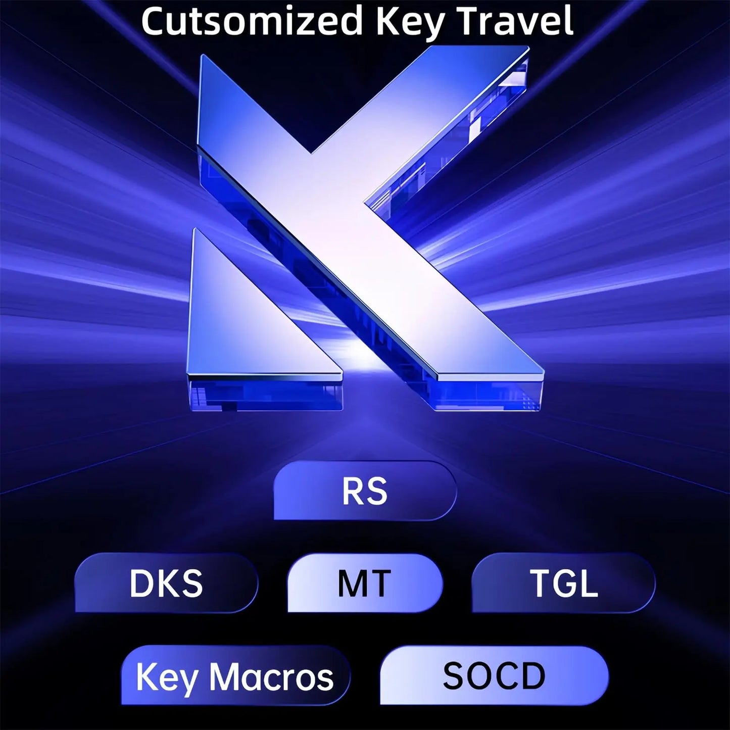 MCHOSE ACE 68 Magnetic Switch Gaming Keyboard . Hall Effect Rapid Trigger Mechanical Keyboard