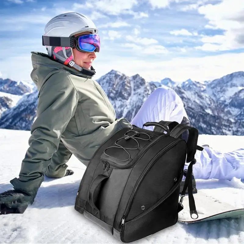 Ice Ski Snow Boots Bag Adjustable Skating Shoes Storage