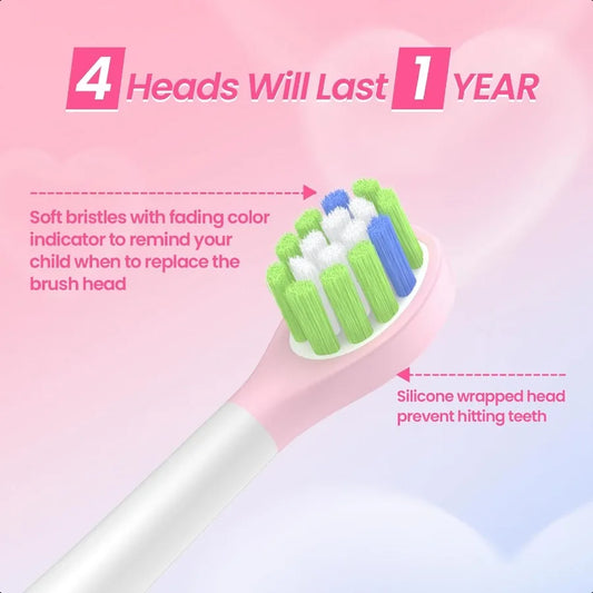K5 Rechargeable Electric Toothbrush With Waterproof Stickers