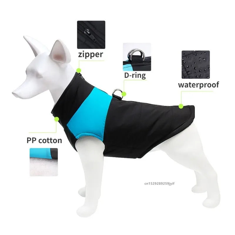 Waterproof Winter Dog Vest Jacket