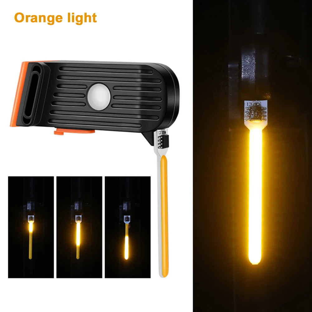 Bicycle Rear Light Running Water Pilot Lights Bicycle Taillights Night Riding Lights Safety Warning Lights Bike
