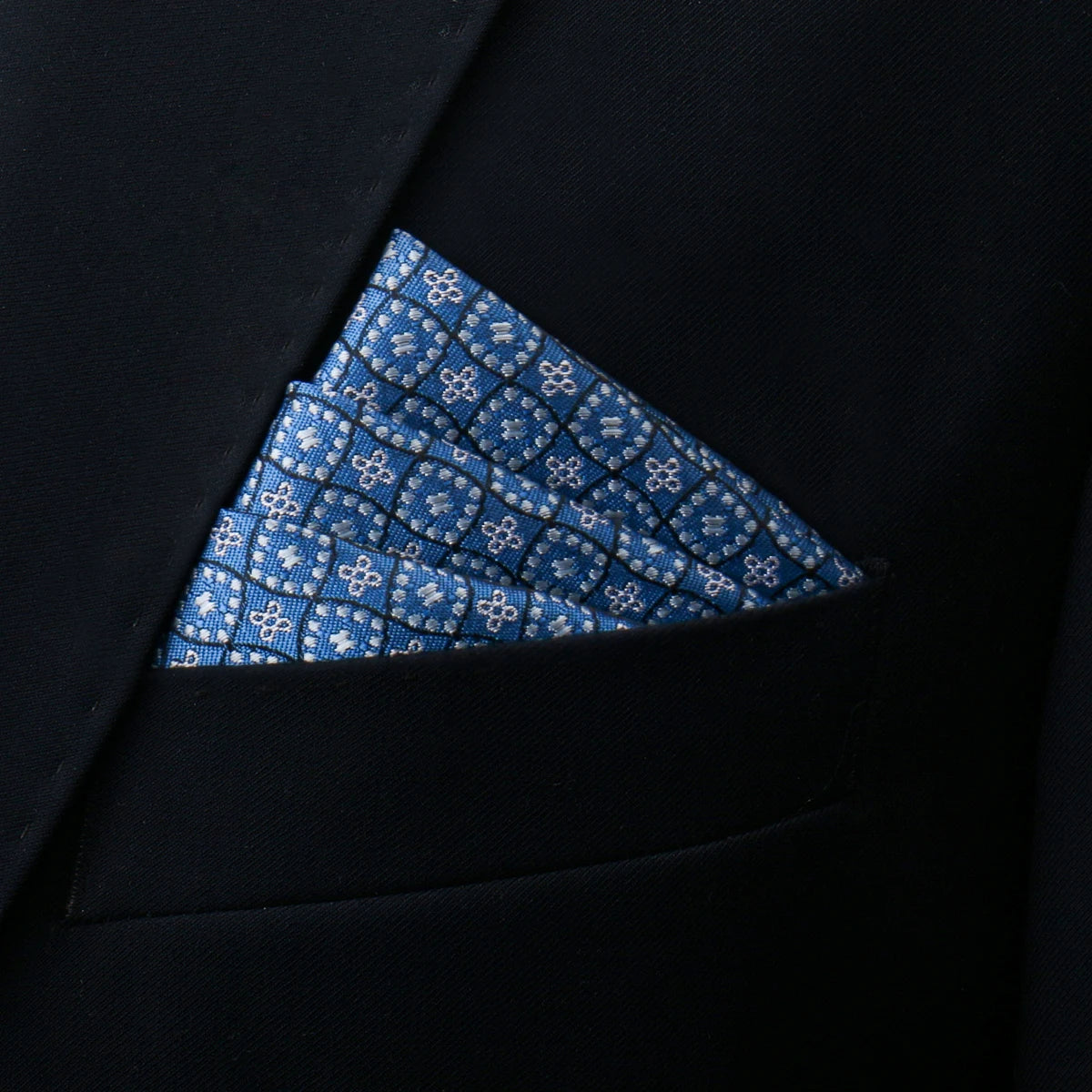 Luxury Men’s Pocket Square Handkerchief. Formal Suit Accessory
