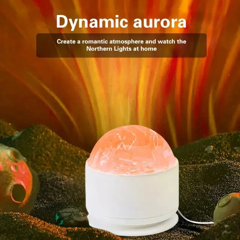 Starry Sky Night Light Projector.Rotating Galaxy Star Lamp with Remote Control & Color Changing LED Effects