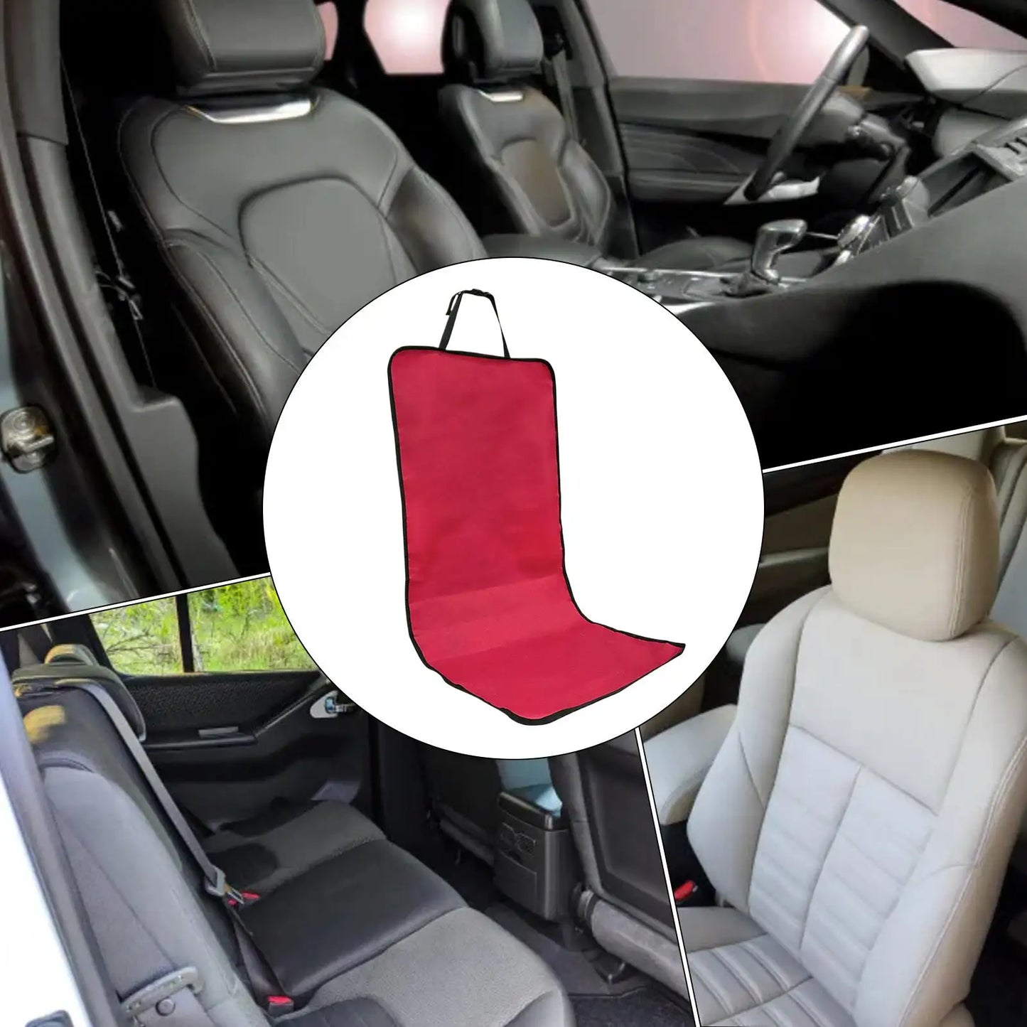 Seat Cover For Dogs Waterproof Car Pet Front Seat Cover Non-Slip Pad Easy-to-Clean Animals Chair Cushion For Sedan Truck Travel