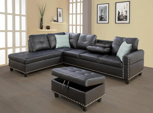 Sectional Sofa Couch Modern L Shaped 4 Seater With Chaise