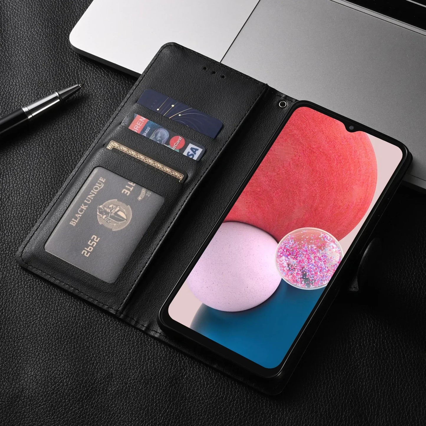 Premium Leather Wallet Case for Samsung Galaxy Series