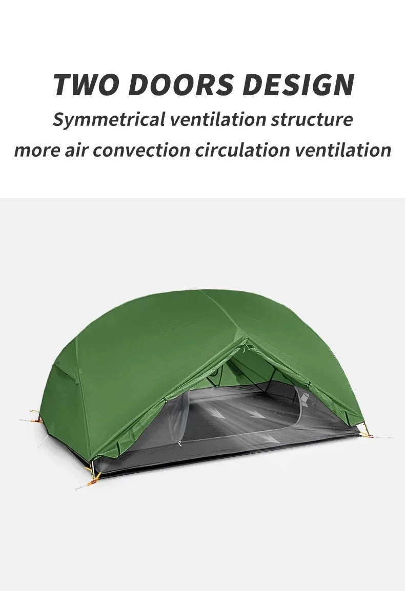 Naturehike Mongar 2-Person Ultralight Waterproof Backpacking Tent