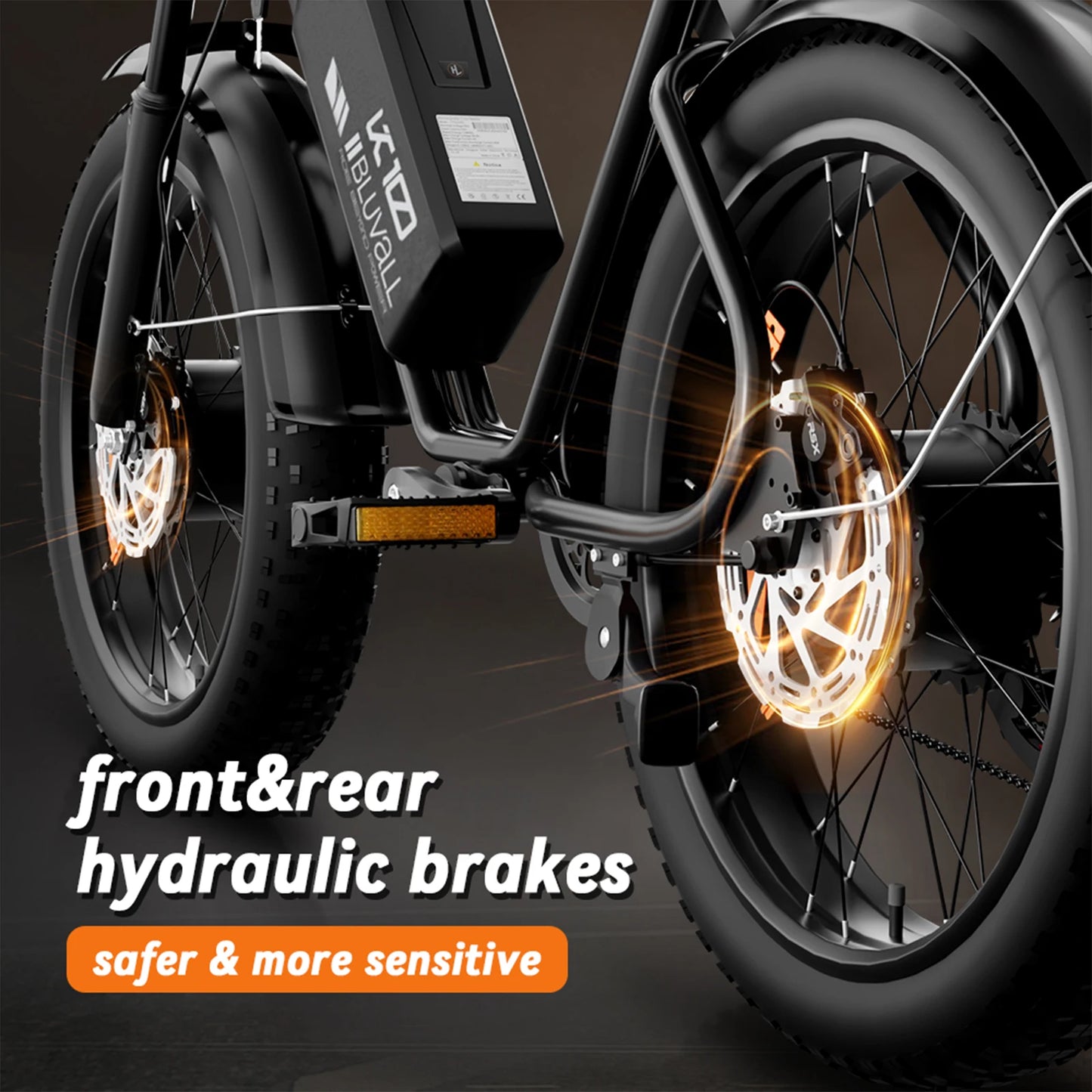 E10 Electric Bike 52V Dual Motors 35MPH Speed 160-Mile Range High-Capacity Battery Long-Distance Commuting eBike