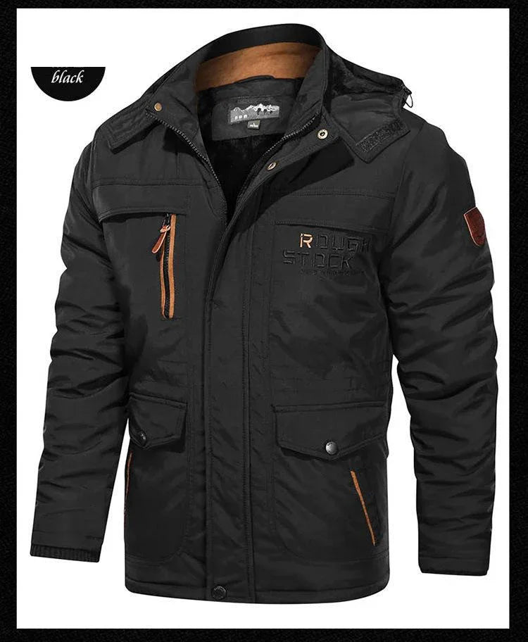 Men’s Winter Fleece Lined Outdoor Parka Jacket