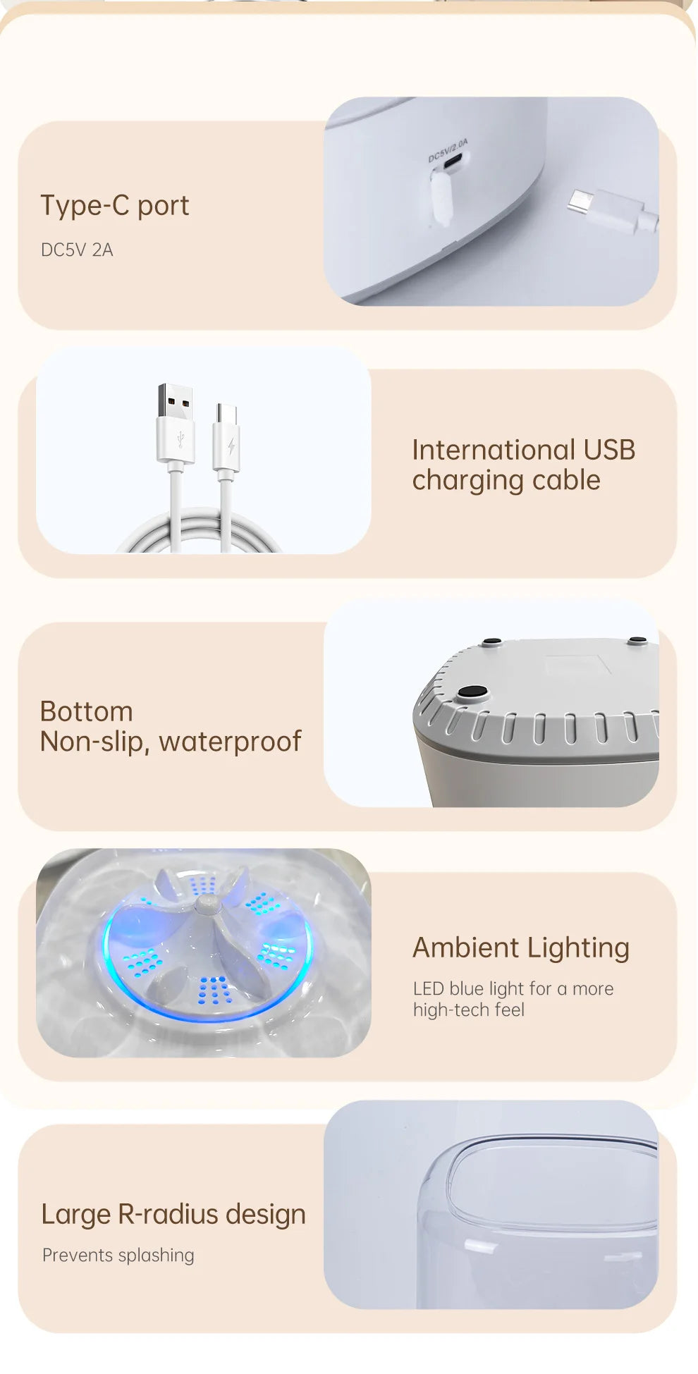 Travel Mini Washer - Cordless Rechargeable Underwear & Socks Washing Machine, Upgraded 6L Portable, Quiet Operation, Perfect For Camping, Dorm, RV & On-the-Go Use
