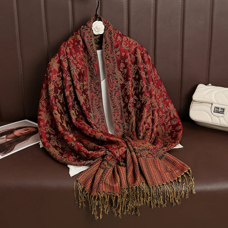 Luxury Cashmere Winter Scarf Shawl