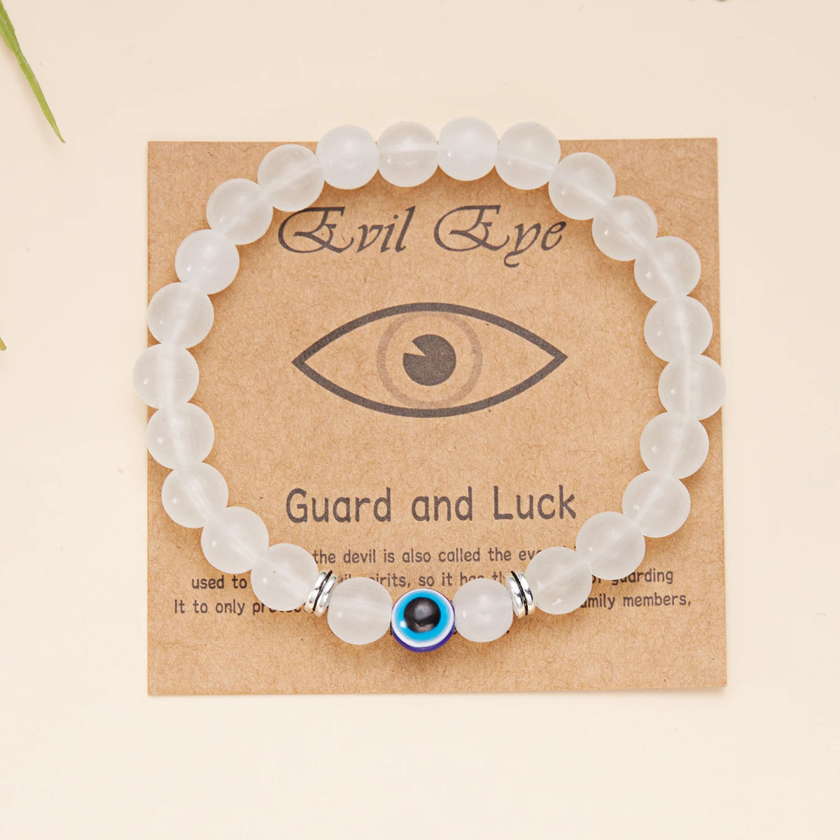 Evil Eye Beaded Bracelet  Multicolor Options